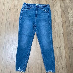 Good American stretch ankle jean